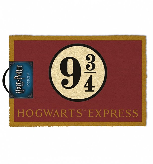Harry Potter Platform 9 And 3/4 Hogwarts Express Doormat Harry Potter Platform 9 And 3/4 Hogwarts Express Doormat