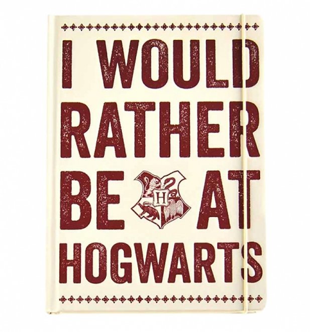 Harry Potter Rather Be At Hogwarts A5 Notebook Harry Potter Rather Be At Hogwarts A5 Notebook