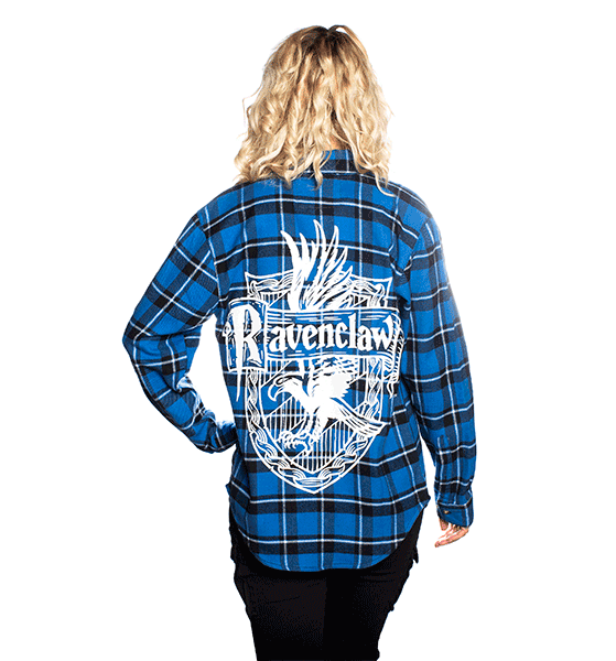 Harry Potter Ravenclaw Flannel Shirt from Cakeworthy Harry Potter Ravenclaw Flannel Shirt from Cakeworthy