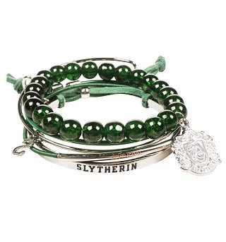 Harry Potter Slytherin Stacking Bracelet Set Harry Potter Slytherin Stacking Bracelet Set