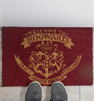 Harry Potter Welcome To Hogwarts Door Mat Harry Potter Welcome To Hogwarts Door Mat