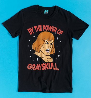 He-Man Power Of Grayskull Face Black T-Shirt He-Man Power Of Grayskull Face Black T-Shirt