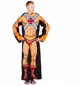 He-Man Snuggler Blanket With Sleeves He-Man Snuggler Blanket With Sleeves
