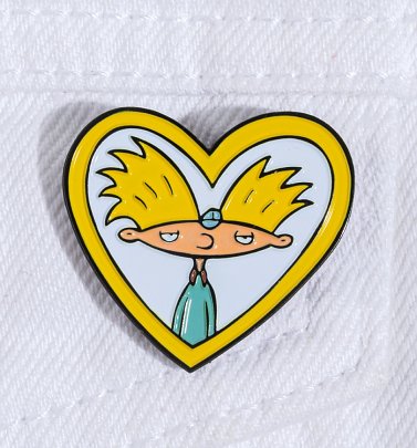 Hey Arnold Heart Pin Badge