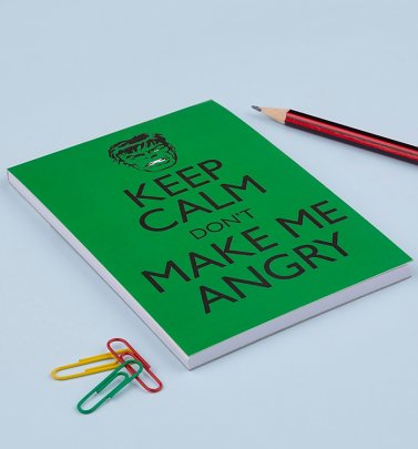 Hulk Keep Calm Magnetic Notepad Hulk Keep Calm Magnetic Notepad