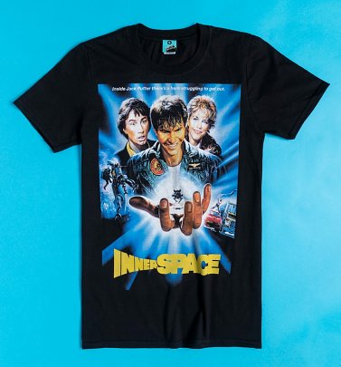 Innerspace Movie Poster Black T-Shirt Innerspace Movie Poster Black T-Shirt