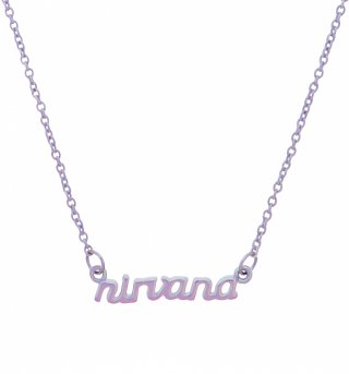Iridescent Lilac Nineties Nirvana Necklace from Me & Zena Iridescent Lilac Nineties Nirvana Necklace from Me & Zena