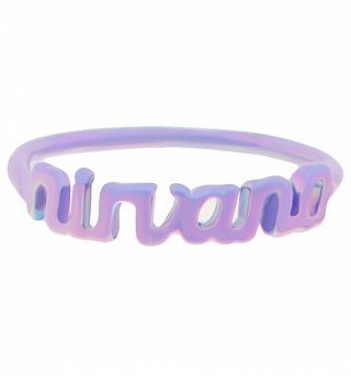 Iridescent Lilac Nineties Nirvana Ring from Me & Zena Iridescent Lilac Nineties Nirvana Ring from Me & Zena