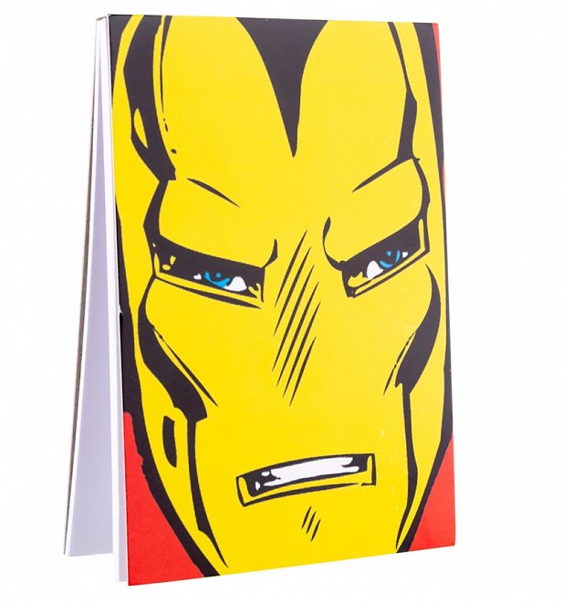 Iron Man Face Magnetic Notepad Iron Man Face Magnetic Notepad