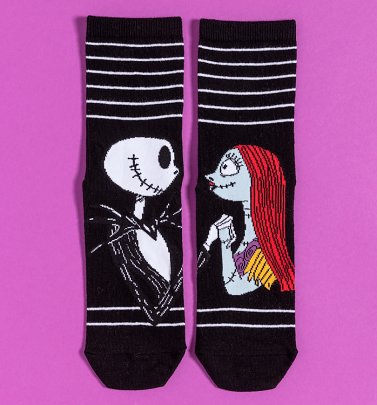 Jack and Sally The Nightmare Before Christmas Socks
