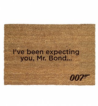 James Bond I've Been Expecting You Door Mat James Bond I've Been Expecting You Door Mat