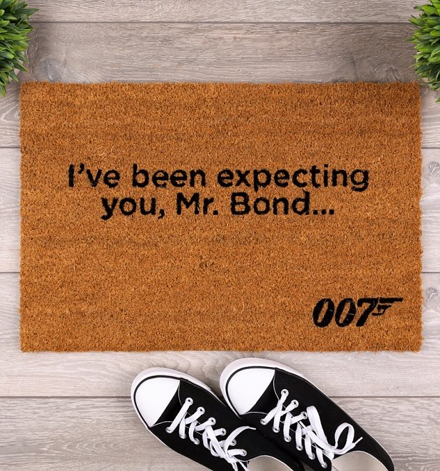 James Bond I've Been Expecting You Door Mat James Bond I've Been Expecting You Door Mat