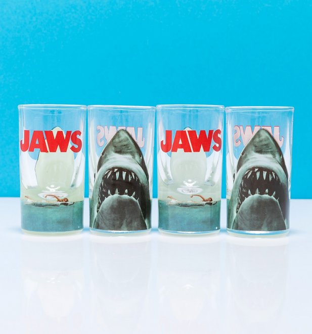 Jaws Set of Four Shot Glasses