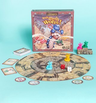 Jim Henson's Labyrinth Ready Steady Worm Board Game from Riverhorse Jim Henson's Labyrinth Ready Steady Worm Board Game from Riverhorse