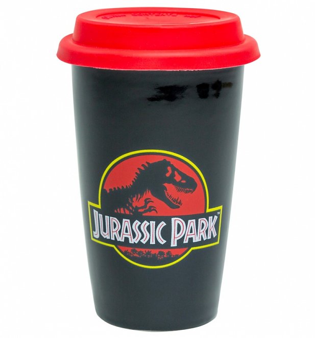 Jurassic Park Classic Logo Travel Mug Jurassic Park Classic Logo Travel Mug