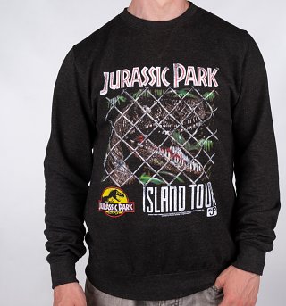 Jurassic Park Island Tour Black Sweater Jurassic Park Island Tour Black Sweater