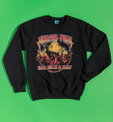 Jurassic Park Raptors Black Sweater