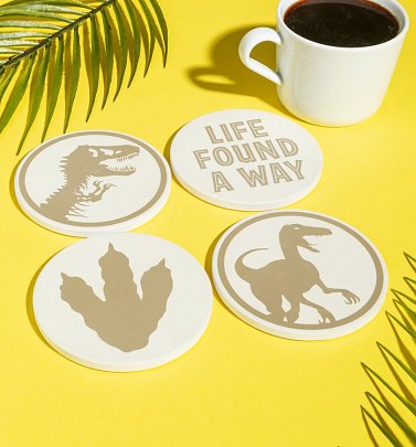 Jurassic Park Set of Four Ceramic Coasters