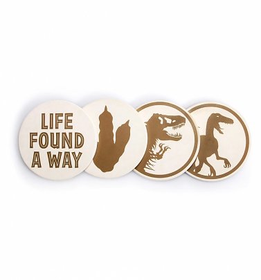 Jurassic Park Set of Four Ceramic Coasters Jurassic Park Set of Four Ceramic Coasters