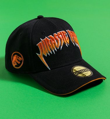Jurassic World Logo Black Baseball Cap