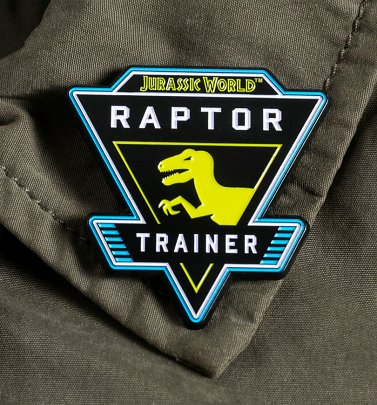 Jurassic World Raptor Trainer Enamel Pin Badge