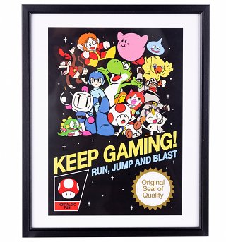 Keep Gaming 11x14 Framed Art Print Keep Gaming 11x14 Framed Art Print
