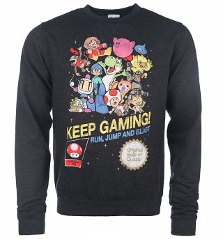 Keep Gaming Black Heather Sweater Keep Gaming Black Heather Sweater