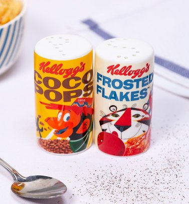 Kellogg's Salt and Pepper Pots Kellogg's Salt and Pepper Pots