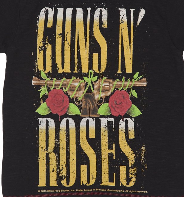 Kids Black Guns N Roses T-Shirt from Amplified Kids Kids Black Guns N Roses T-Shirt from Amplified Kids