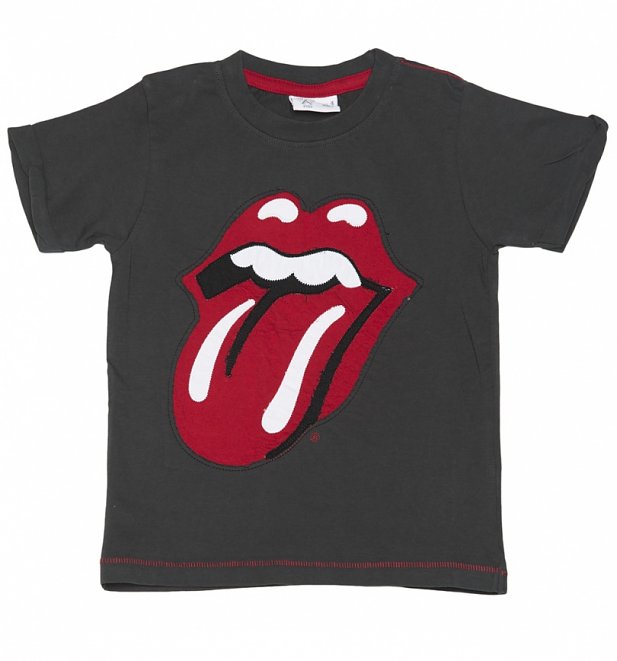 Kids Black Rolling Stones Licks Big Tongue Logo T-Shirt from Amplified Kids Kids Black Rolling Stones Licks Big Tongue Logo T-Shirt from Amplified Kids