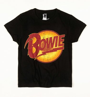 Kids Black Vintage Distressed Diamond Dogs David Bowie T-Shirt Kids Black Vintage Distressed Diamond Dogs David Bowie T-Shirt