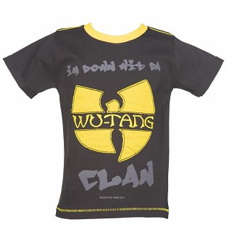 Kids Charcoal Wu-Tang Clan Logo T-Shirt from Amplified Kids Kids Charcoal Wu-Tang Clan Logo T-Shirt from Amplified Kids