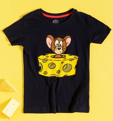 Kids Navy Tom and Jerry Mini Me T-Shirt from Difuzed Kids Navy Tom and Jerry Mini Me T-Shirt from Difuzed