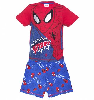 Kids Red And Blue Marvel Comics Spider-Man Spidey Pyjamas Kids Red And Blue Marvel Comics Spider-Man Spidey Pyjamas