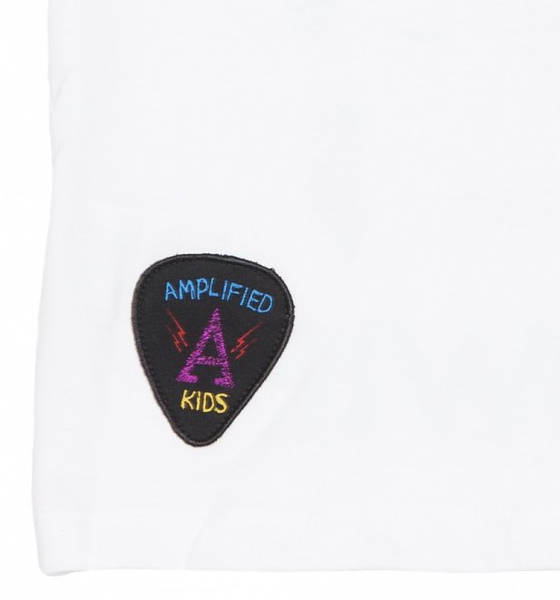 Kids White David Bowie Aladdin Sane T-Shirt from Amplified Kids Kids White David Bowie Aladdin Sane T-Shirt from Amplified Kids