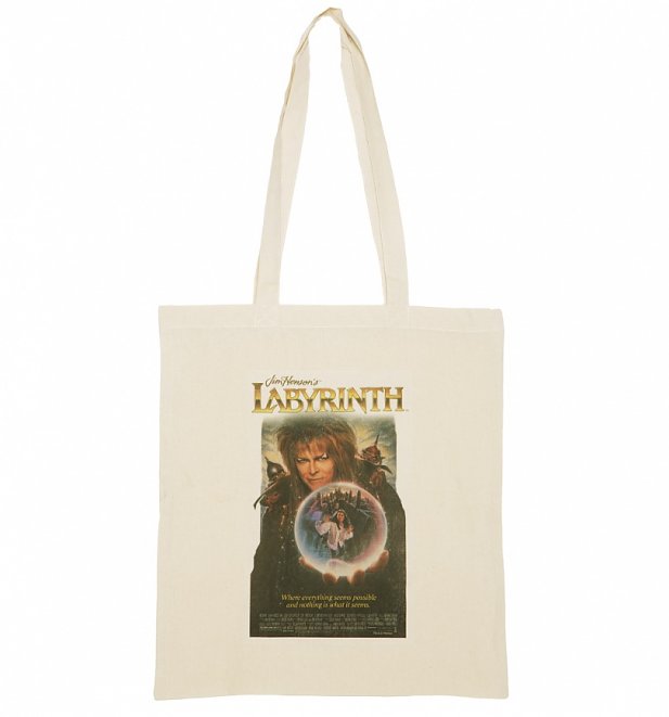 Labyrinth Crystal Ball Canvas Tote Bag Labyrinth Crystal Ball Canvas Tote Bag