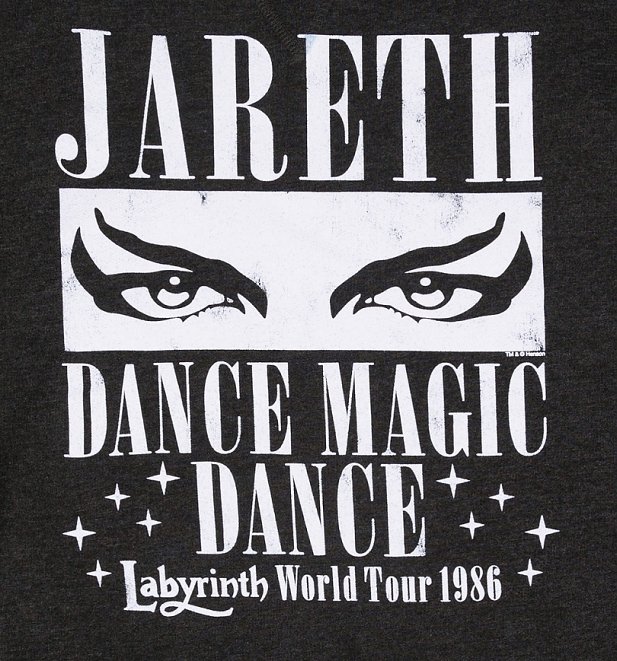 Labyrinth Dance Magic Dance World Tour Black Heather Sweater Labyrinth Dance Magic Dance World Tour Black Heather Sweater