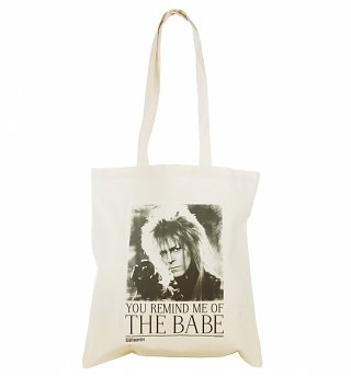Labyrinth Jareth You Remind Me Of The Babe Canvas Tote Bag Labyrinth Jareth You Remind Me Of The Babe Canvas Tote Bag
