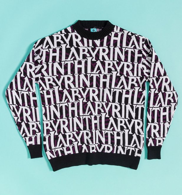 Labyrinth Logo Repeat Knitted Jumper