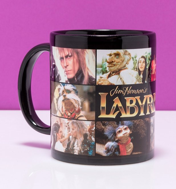Labyrinth Movie Scenes Black Mug Labyrinth Movie Scenes Black Mug