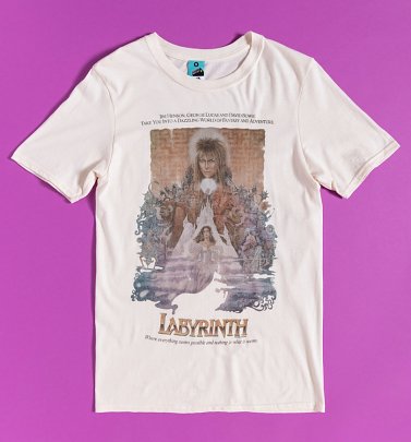 Labyrinth Official Movie Poster Ecru T-Shirt