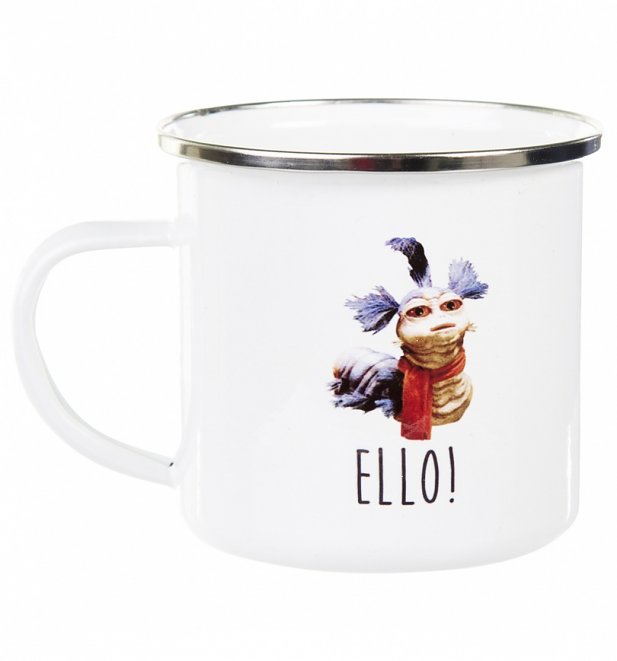 Labyrinth Worm Cup Of Tea Enamel Mug Labyrinth Worm Cup Of Tea Enamel Mug