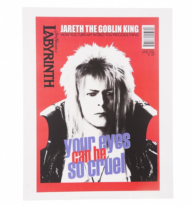 Labyrinth Jareth Your Eyes Can Be So Cruel 11" X 14" Art Print Labyrinth Jareth Your Eyes Can Be So Cruel 11" X 14" Art Print