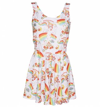 Women's All Over Print Vintage Rainbow Brite Sleeveless Circle Dress from Mr Gugu & Miss Go Women's All Over Print Vintage Rainbow Brite Sleeveless Circle Dress from Mr Gugu & Miss Go