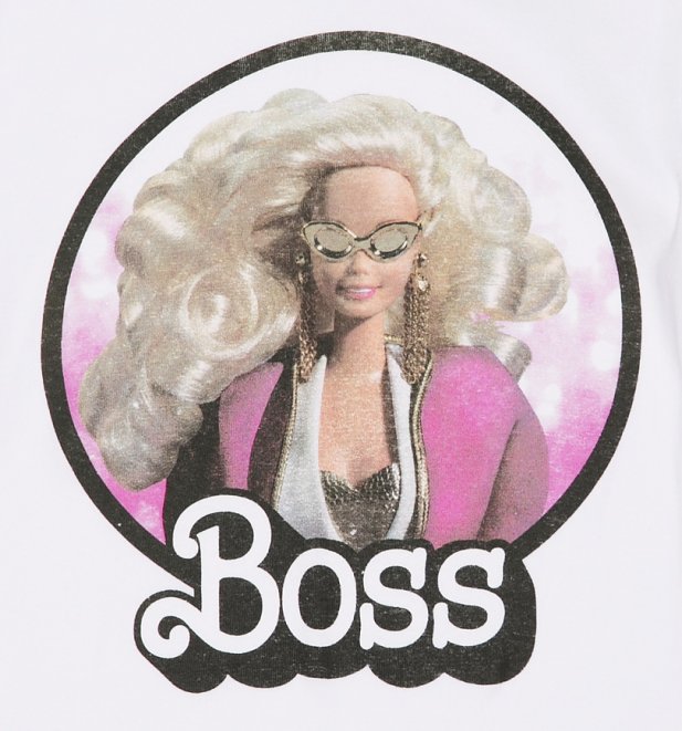 Women's Barbie Boss Ringer T-Shirt Women's Barbie Boss Ringer T-Shirt