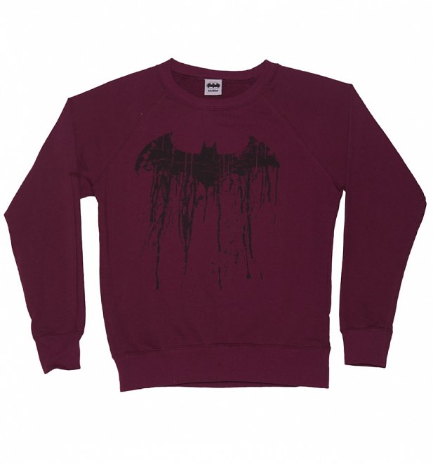 Women's Batman Graffiti Logo Sweater Women's Batman Graffiti Logo Sweater