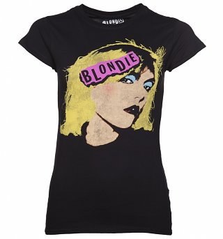 Women's Black Blondie Punk Logo T-Shirt Women's Black Blondie Punk Logo T-Shirt