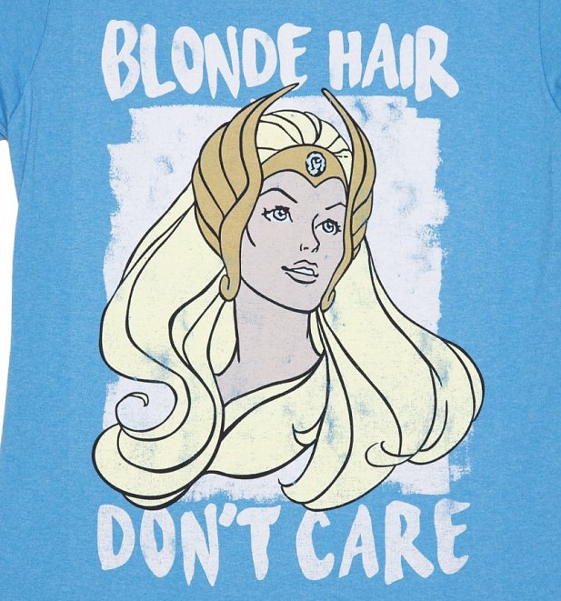 Women's Blonde Hair Don't Care She-Ra T-Shirt Women's Blonde Hair Don't Care She-Ra T-Shirt