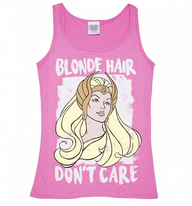 Women's Blonde Hair Don't Care She-Ra Vest Women's Blonde Hair Don't Care She-Ra Vest
