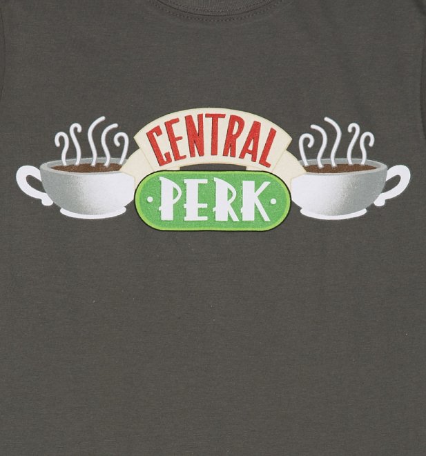 Women's Charcoal Central Perk Friends T-Shirt Women's Charcoal Central Perk Friends T-Shirt